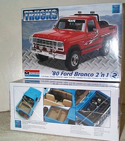 Ford bronco plastic model kits #8
